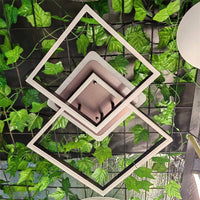LED осветително тяло TWO SQUARE Кафяво Еквивалент 600W Дистанционно