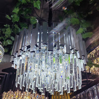Полилей от кристал GLORY SILVER 40cm с верига
