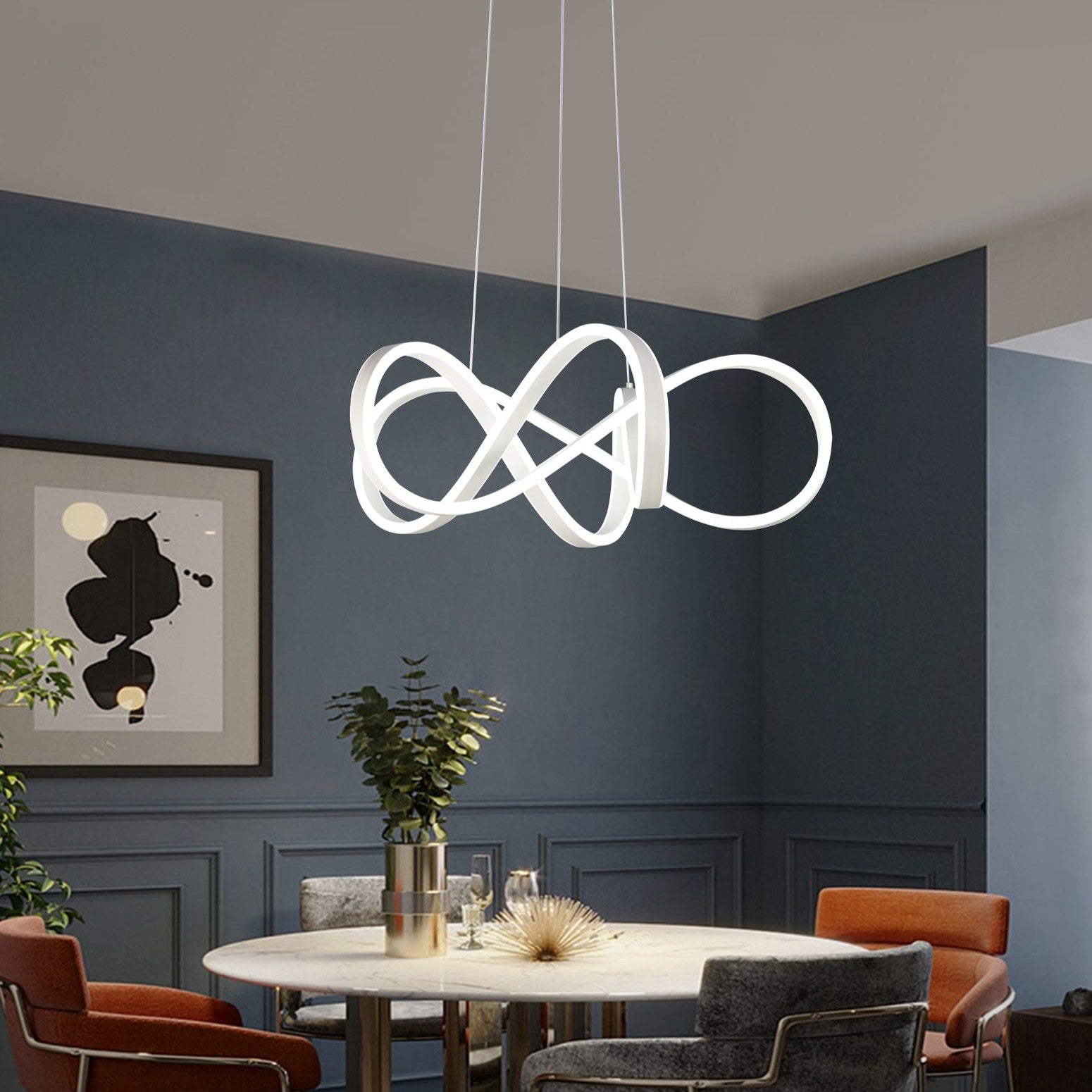 LED осветително тяло Infinity KING Бяло Еквивалент 1000W С дистанционно