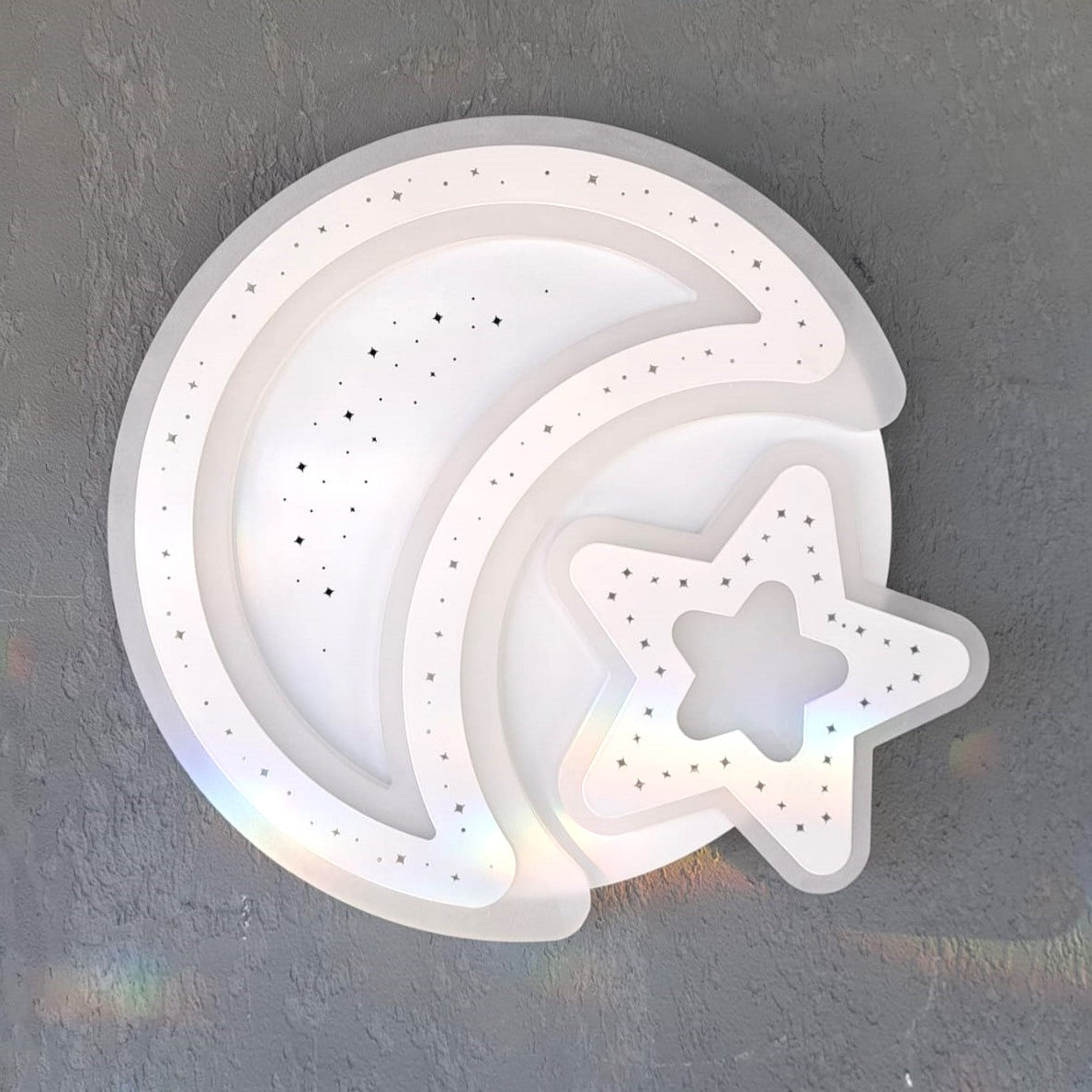 LED аплик 100W MOON RGB еквивалент 300W