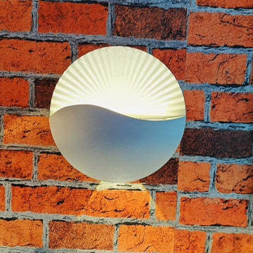 LED аплик 12W CORAL БЯЛА за външен монтаж