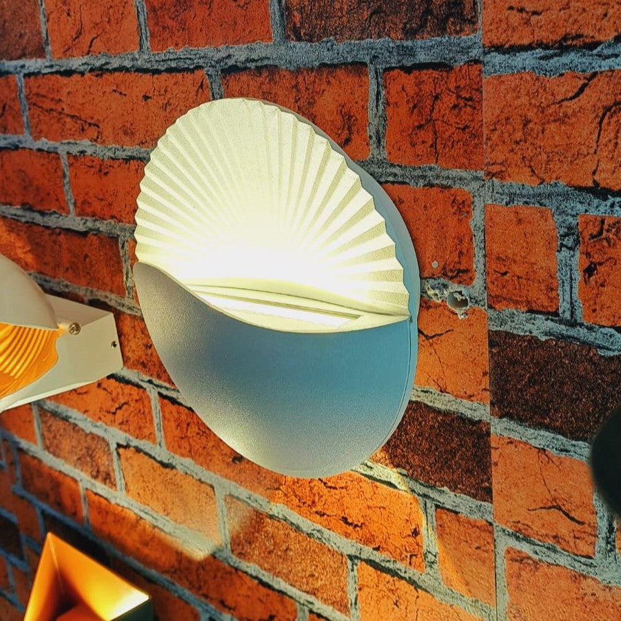 LED аплик 12W CORAL БЯЛА за външен монтаж