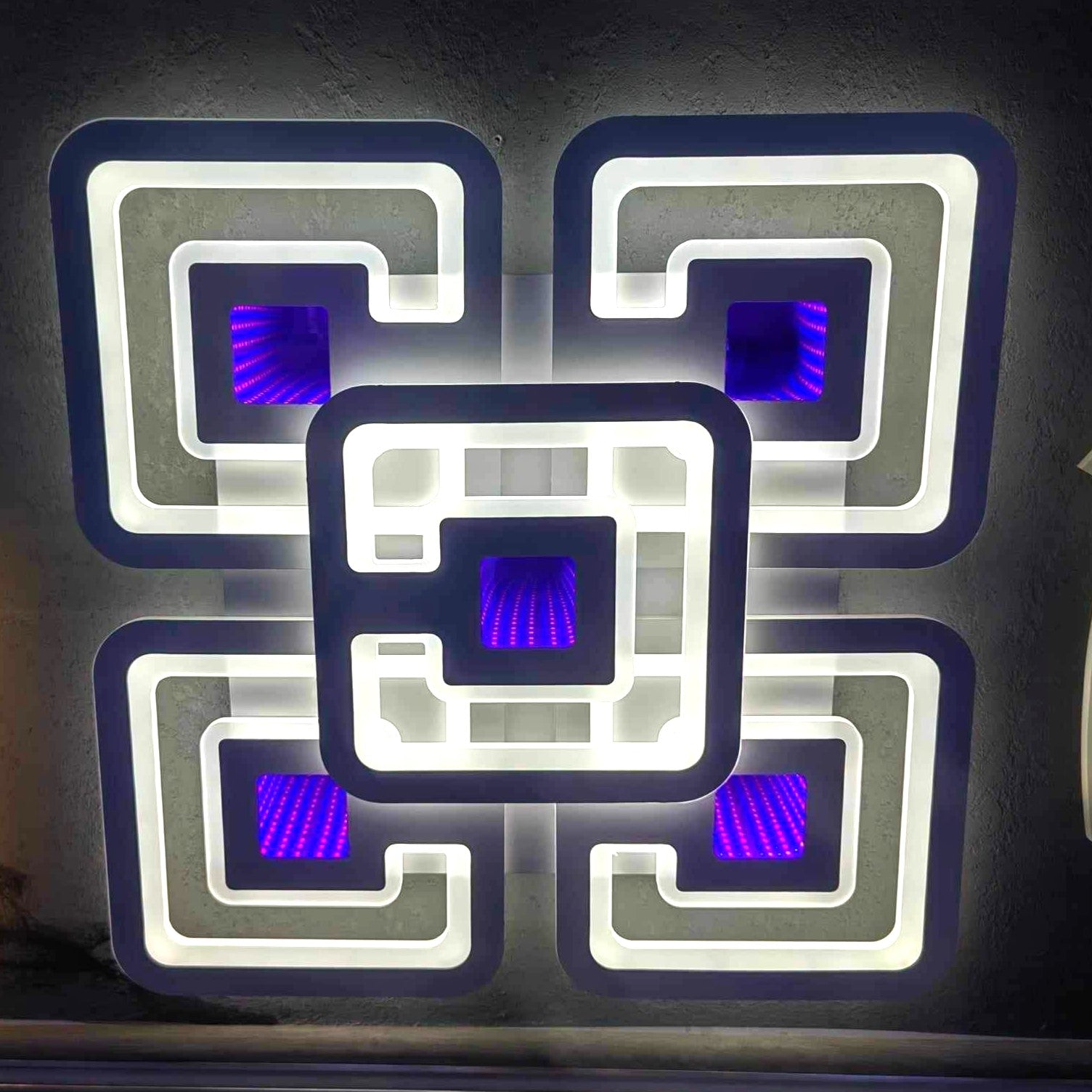 LED осветително тяло SUN MIRROR 3D RGB Еквивалент 600W Дистанционно