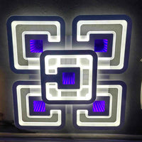 LED осветително тяло SUN MIRROR 3D RGB Еквивалент 600W Дистанционно