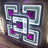 LED осветително тяло SUN MIRROR 3D RGB Еквивалент 600W Дистанционно