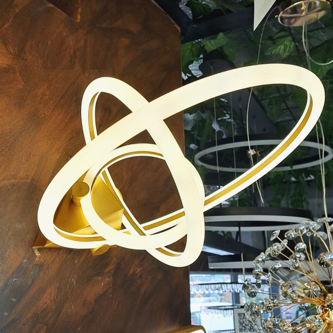 LED осветително тяло Golden Rings X1217-3GD еквивалент 400W с дистанционно