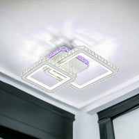 LED осветително тяло 126W 1+1 SQUARE Бял RGB Кристал Еквивалент 400W