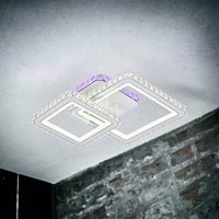 LED осветително тяло 126W 1+1 SQUARE Бял RGB Кристал Еквивалент 400W