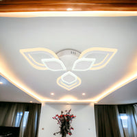 LED осветително тяло Mini Frunza еквивалент 300W с дистанционно