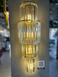 Аплик за стена Cristal Luxury Golden Deluxe 65cm