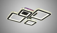 LED осветително тяло 2+2 DIAMOND RGB Black Cristal Еквивалент 400W
