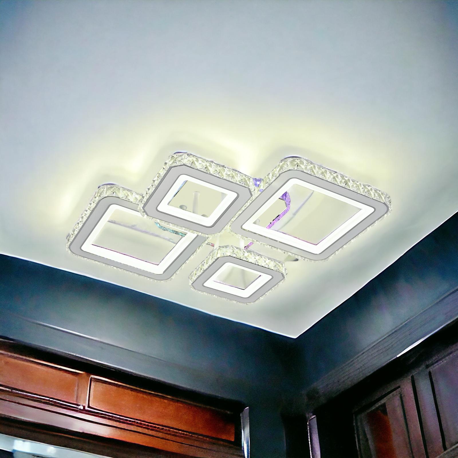 LED осветително тяло 2+2 DIAMOND RGB Бял Кристал Еквивалент 400W