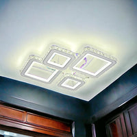 LED осветително тяло 2+2 DIAMOND RGB Бял Кристал Еквивалент 400W