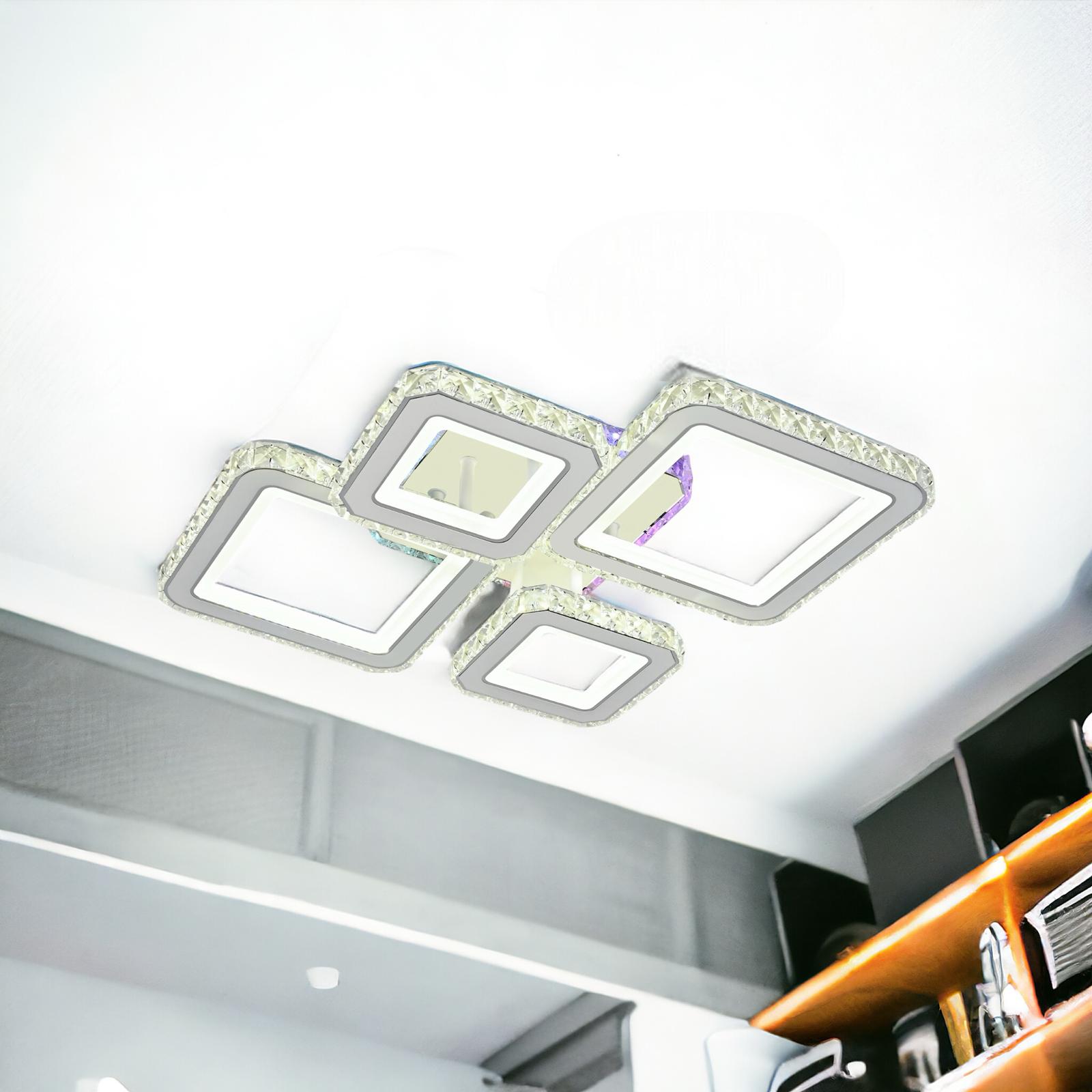 LED осветително тяло 2+2 DIAMOND RGB Бял Кристал Еквивалент 400W