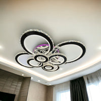 LED осветително тяло 434W 4+4 CIRCLE Cristal Super Gigant RGB Еквивалент 1200W