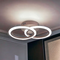 LED осветително тяло 1+1 Circle Design кафяв Еквивалент 300W с дистанционно