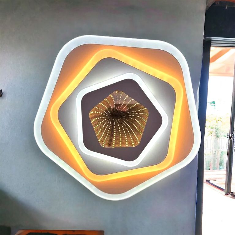 LED осветително тяло 40W GALAXY 3D Pentagon еквивалент 200W