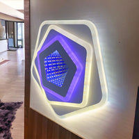 LED аплик GALAXY 3D Pentagon RGB еквивалент 300W