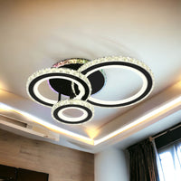 LED осветително тяло Cristal Ciryla Black RGB еквивалент 500W