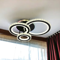 LED осветително тяло Cristal Ciryla Black RGB еквивалент 500W