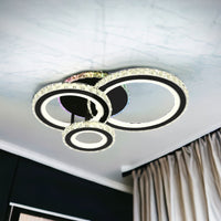 LED осветително тяло Cristal Ciryla Black RGB еквивалент 500W