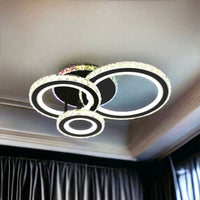 LED осветително тяло Cristal Ciryla Black RGB еквивалент 500W