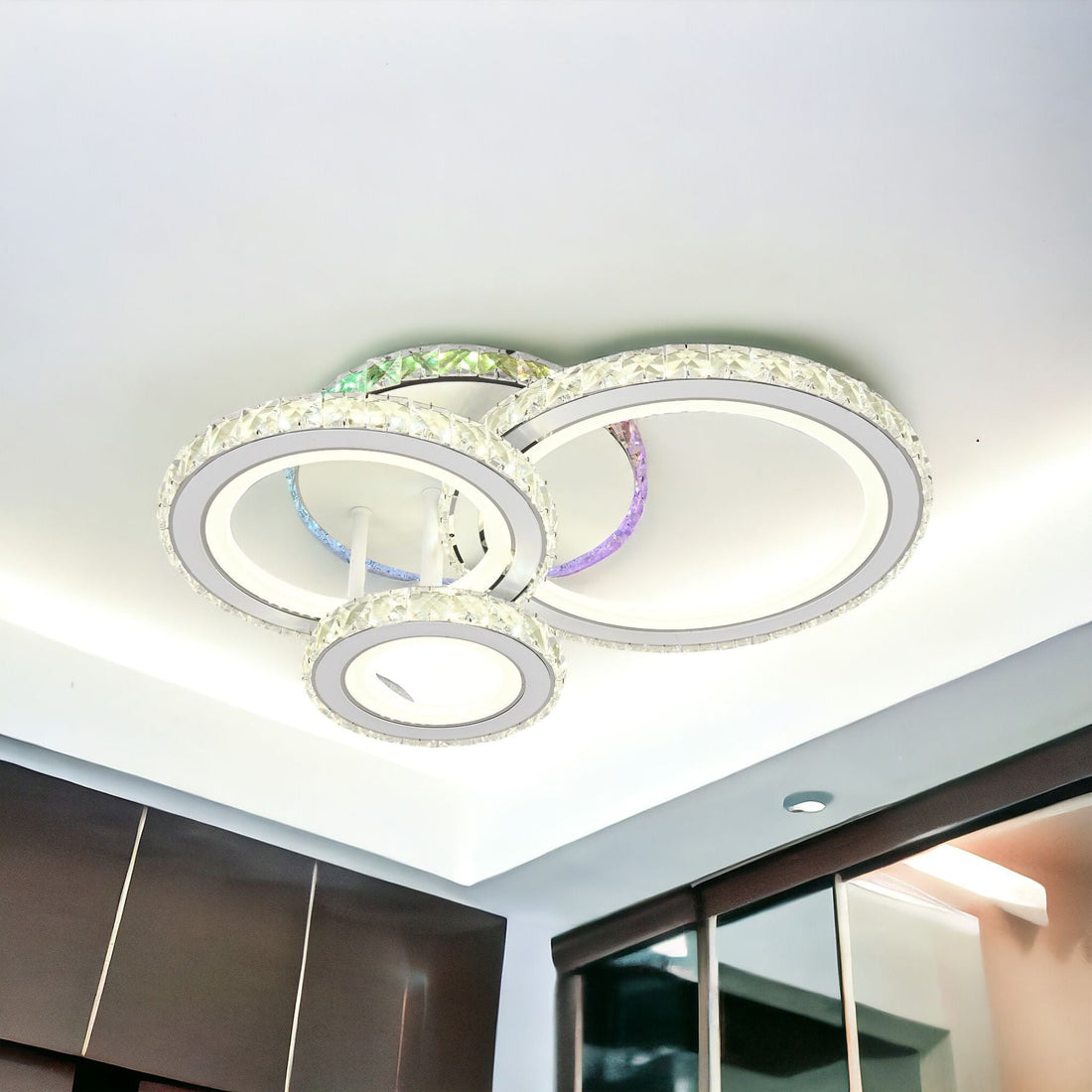 LED осветително тяло Cristal Ciryla бяла RGB еквивалент 500W