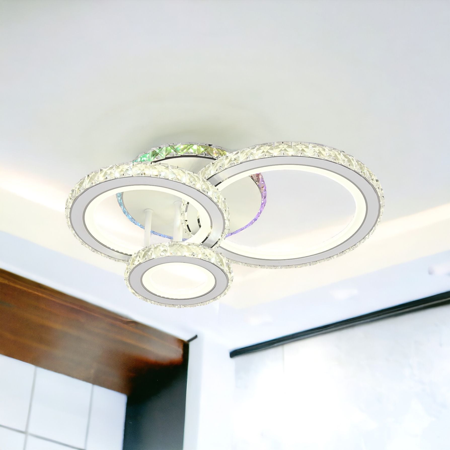 LED осветително тяло Cristal Ciryla бяла RGB еквивалент 500W
