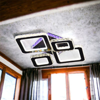 LED осветително тяло 2+2 DIAMOND RGB Black Cristal Еквивалент 400W
