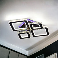 LED осветително тяло 2+2 DIAMOND RGB Black Cristal Еквивалент 400W