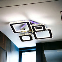 LED осветително тяло 2+2 DIAMOND RGB Black Cristal Еквивалент 400W