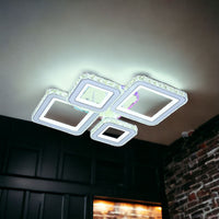 LED осветително тяло 2+2 DIAMOND RGB Бял Кристал Еквивалент 400W