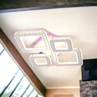 LED осветително тяло 2+2 DIAMOND RGB Бял Кристал Еквивалент 400W