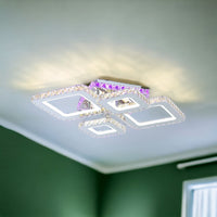 LED осветително тяло 2+2 DIAMOND RGB Chrome кристал Еквивалент 400W