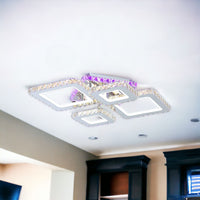LED осветително тяло 2+2 DIAMOND RGB Chrome кристал Еквивалент 400W