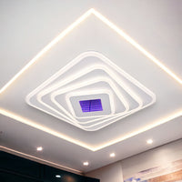 LED осветително тяло LEVELS 3D RGB Square Еквивалент 800W Дистанционно