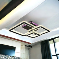LED осветително тяло Kalista Black Cristal RGB еквивалент 500W