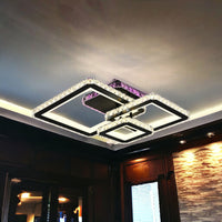 LED осветително тяло Kalista Black Cristal RGB еквивалент 500W