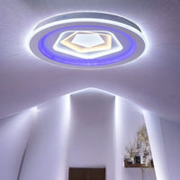 LED осветително тяло Round Levels RGB еквивалент 800W с дистанционно