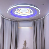 LED осветително тяло Round Levels RGB еквивалент 800W с дистанционно