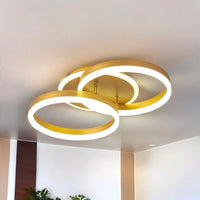 Осветително тяло LED Beauty Gold 1+1 Circle Еквивалент 400W Дистанционно