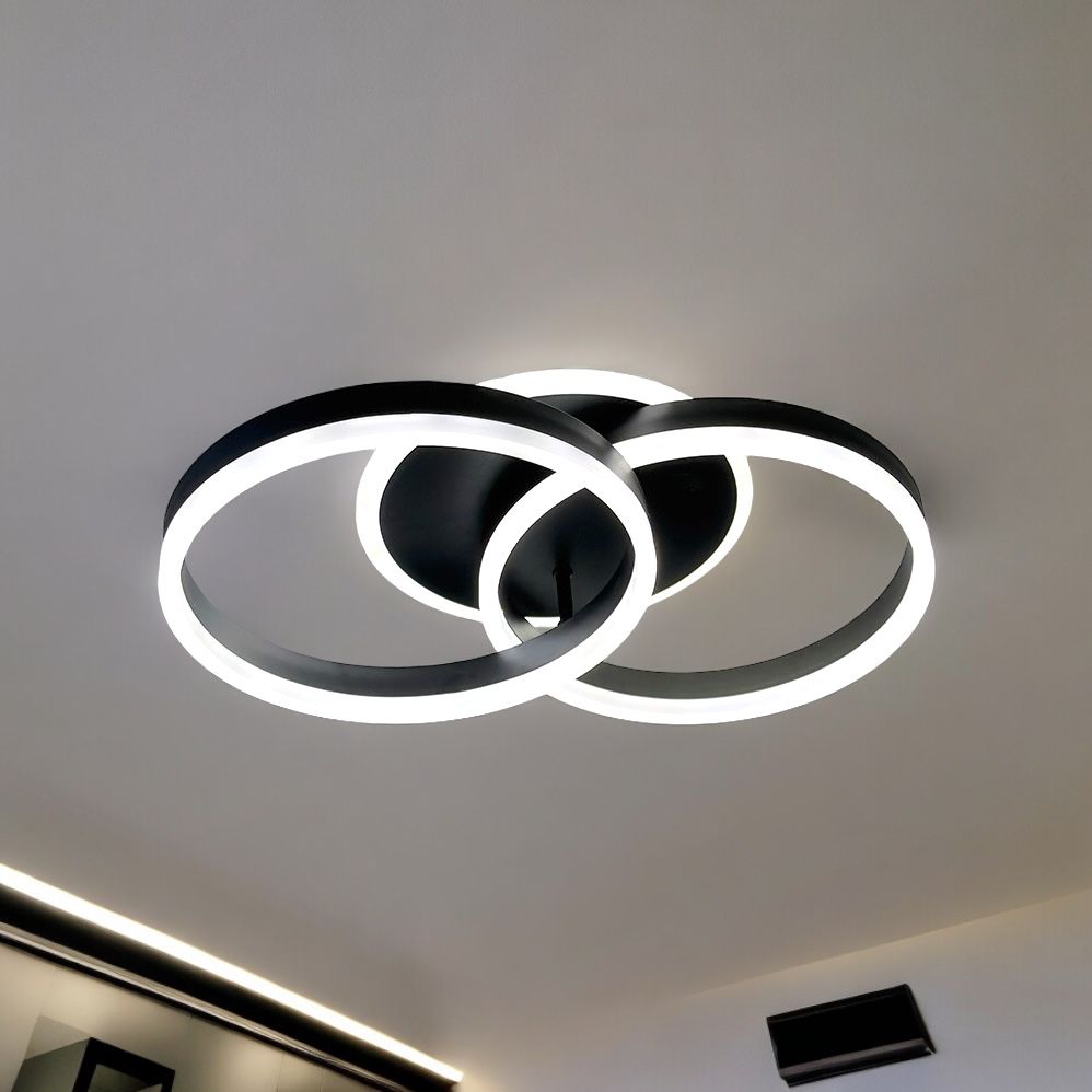 LED осветително тяло Beauty Black 1+1 Circle еквивалент 400W с дистанционно