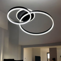 LED осветително тяло Beauty Black 2 BIG Circle Еквивалент 600W с дистанционно