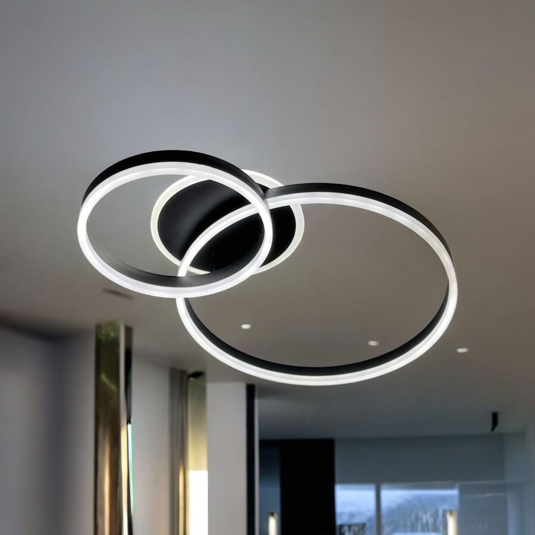 LED осветително тяло Beauty Black 2 BIG Circle Еквивалент 600W с дистанционно