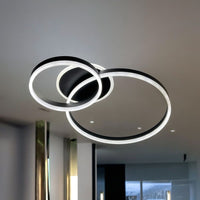 LED осветително тяло Beauty Black 2 BIG Circle Еквивалент 600W с дистанционно