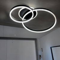 LED осветително тяло Beauty Black 2 BIG Circle Еквивалент 600W с дистанционно