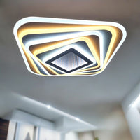 LED осветително тяло SQUARE 3D MIRROR Еквивалент 800W Дистанционно управление