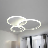 LED осветително тяло TWO CIRCLE Design Еквивалент 400W с дистанционно