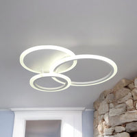LED осветително тяло TWO CIRCLE Design Еквивалент 400W с дистанционно