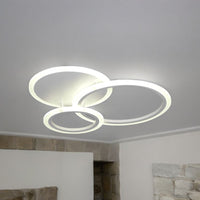 LED осветително тяло TWO CIRCLE Design Еквивалент 400W с дистанционно
